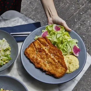 Chicken Schnitzel Bibb Salad