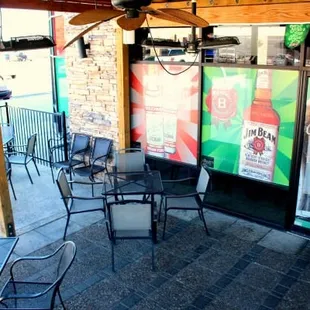Dudley&apos;s spacious patio