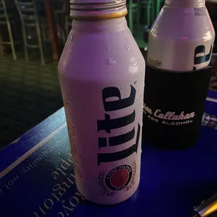 two bottles of beer