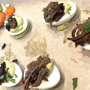 Brisket Deviled Eggs