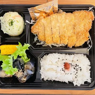 a meal in a plastic container