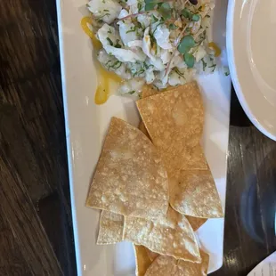 Scallop ceviche.