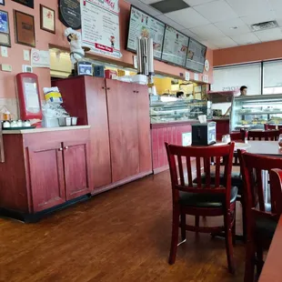 the interior of a restaurant