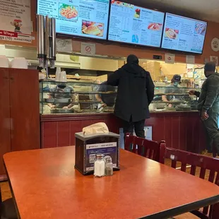 sushi and sashimi, interior