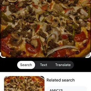 Everything on the pizza fully cooked.