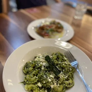 Kale pesto w/ creste di gallo