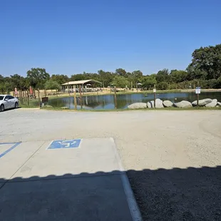 Large outdoor areas, ample parking