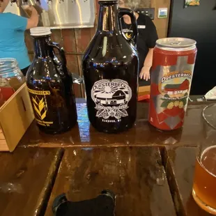 bar look and beer dispensing area