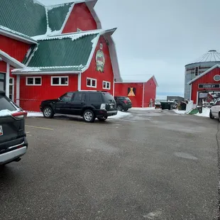 Entrance to the brewery with gift shop on the right