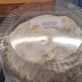 Lemon Whip topping Cake