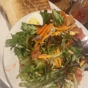 The combo: garden salad and the ABC