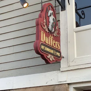 a sign for duffers