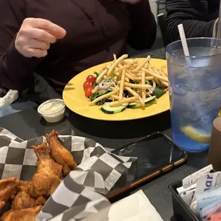 Dinner salad with no protein...great deal for $7.00