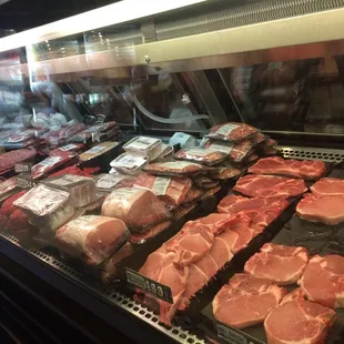 a display of meat