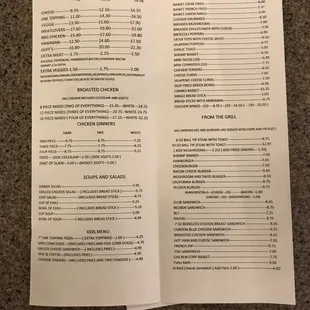 Daily specials, homemade soups, and ask Ren about the Pizzas and the Rubens! Ask about the root beer float and the Duke's of hazards!!