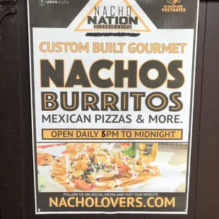 They now have food from 6pm to midnight.