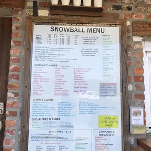Snowball menu