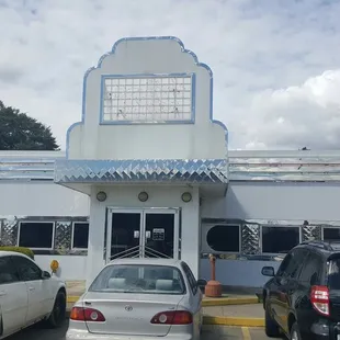 The front of the diner