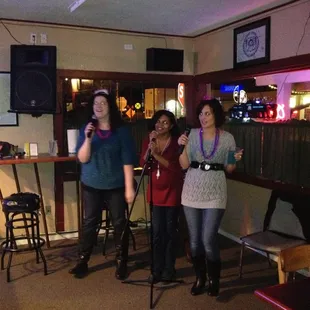 Bridal shower Karaoke night