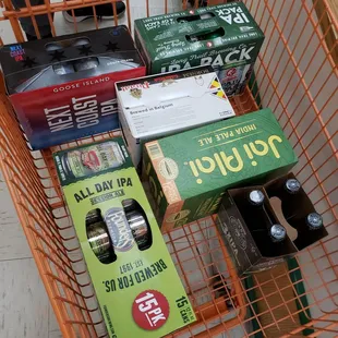 Beer shopping with Pops