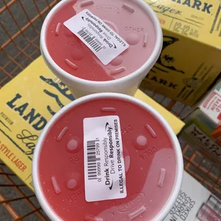 two cups of soda