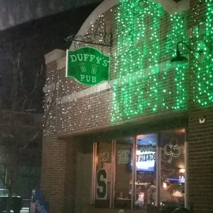 the outside of the building