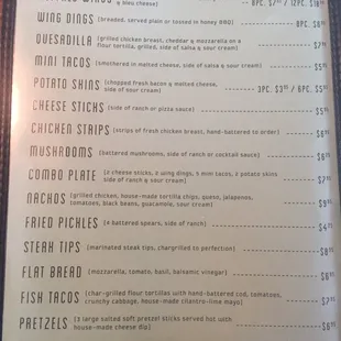 Photos of the menu, since i couldnt find it anywhere online