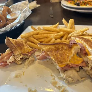 club melt. kind of dry.  no sauce and meal was cold