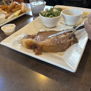 big slab of prime rib