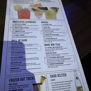 menu, sushi and sashimi