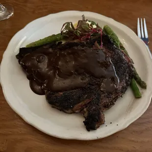 Ever heard of a Ribeye topped with Hot Fudge ?