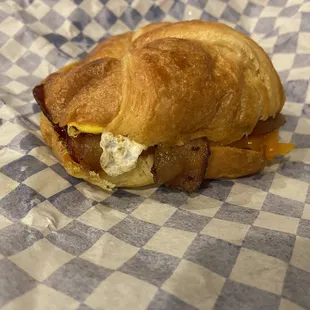 Bacon Egg Croissant
