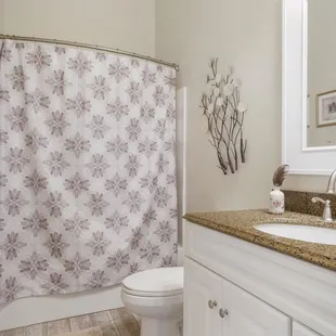 Sweet Gum Suite's spacious bathroom.
