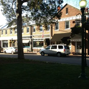 outside