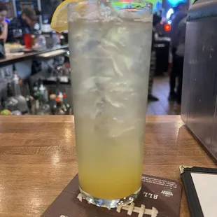 Happy Hour ($5) pineapple long island with iced tea