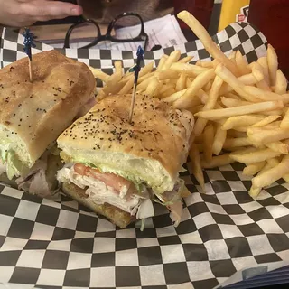 Smoked Turkey Club Sandwich