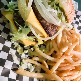 The Famous Big Chief Double Decker Burger