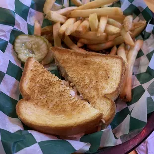 Grilled Turkey and cheese, regular fries