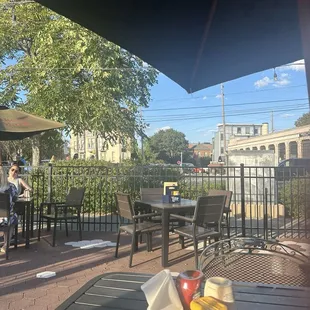 Outside