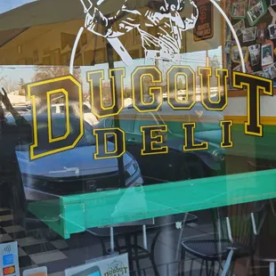 a reflection in the window