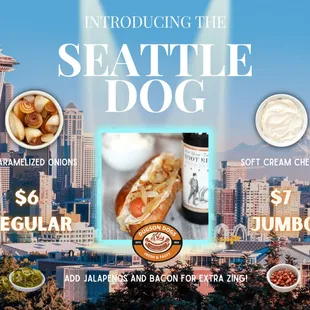the seattle skyline with the seattle skyline in the background