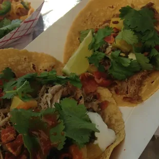 the best corn tortillas for the duck tacos