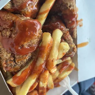 a plate of food