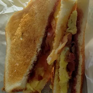 Bacon and Egg Breakfast Sandwich