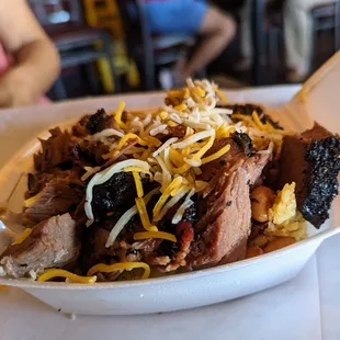 BBQ bowl with brisket