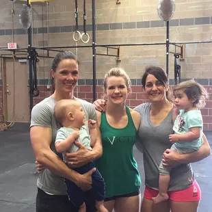 After the wod with these amazing girls.