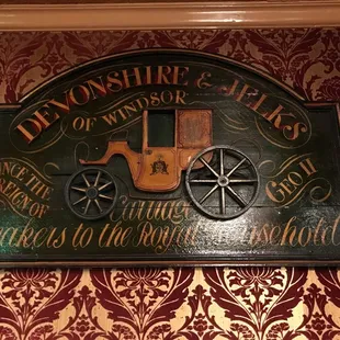 Cool signs in the booths.