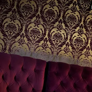 Layers of dust on the backs of furniture - so sad because could be so elegant otherwise