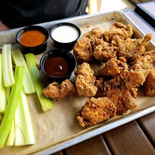 Excellent boneless chicken wings