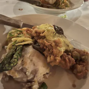 Lobster and something inedible